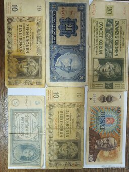 Prodám pozůstalost: Bankovky, mince, hodinky. - 2