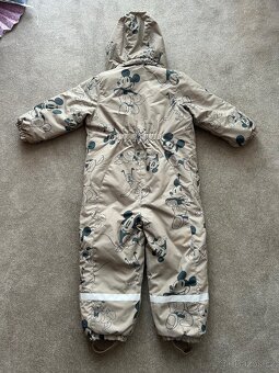 Zimní zateplená kombinéza MickeyMouse H&M, vel 104 - 2