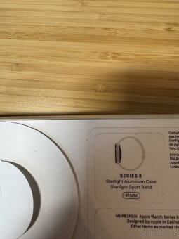 Apple Watch Series 8 – Starlight – 41 mm NEROZBALENÉ - 2