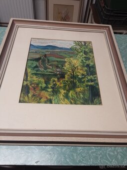 Malovaný obraz - Krajina (Popis v textu ) - - 2