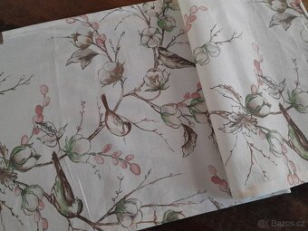 Ubrus......ptáci s bavlníkem - 2