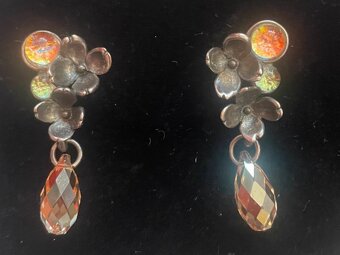 Trollbeads stříbrné náušnice - 2