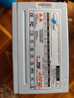 Eurocase ATX-450 JSP, 450 W - 2