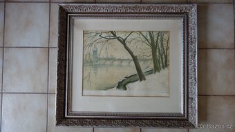 Karel Holan litografie - 2