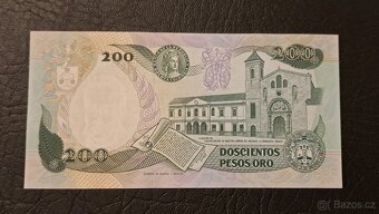 200 Pesos, Kolumbie, UNC - 2