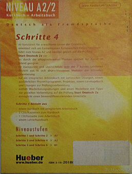 Němčina - Schritte 4 Kursbuch + Arbeitsbuch + CD - 2