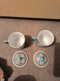 retro hrnek hrníček čínský - 2