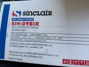 Klimatizace Sinclair - 2