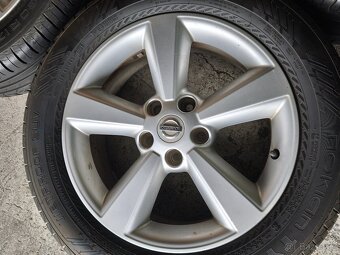 Alu kola 5x114,3 r17 letní pneumatiky 215/60 r17 Nokian 7mm - 2