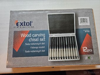 Sada řezbářských dlát Extol premium 12ks - 2