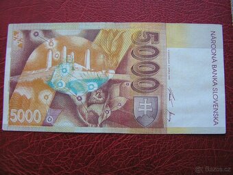 SLOVENSKÁ REPUBLIKA: VZÁCNA_ 5000 SK-1995 ser.H - 2