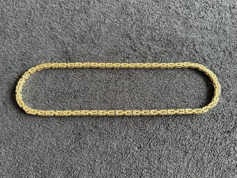 Zlata retiazka kralovsky vzor14k 585/1000 222g - 2
