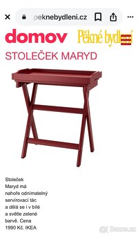 Skládací servírovací stolek MARYD z Ikea - 2