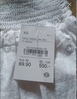 NOVÁ sukně 100% bavlna se spodničkou XS -M - 2