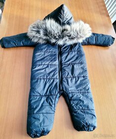 Zimní kombinéza LindaCube s kožešinkou vel. 80/86, unisex - 2