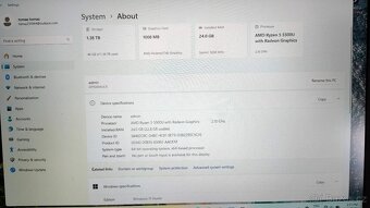 Lenovo E15 - Ryzen - 24gb RAM , 1,4TB ssd - 2