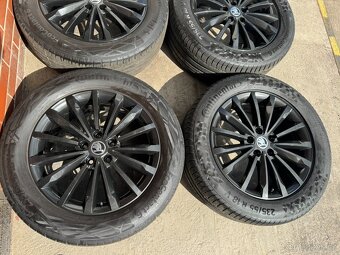 Alu 18" 5x112, škoda TRINITY BLACK KodiaQ letní 60% TOP - 2