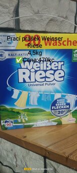 Prací prášek Weisser Reise z Německa - 2