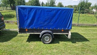 Přívěsný vozík 248x134cm, plachta, 700kg, 100km/h - 2