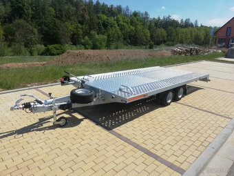 Sklopka hydraulika, ALU plocha 450x210cm, 2700/680kg, výbava - 2