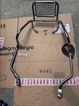 Horní padací rám Hepco Becker pro R1100GS, R850GS, stříbrný - 2