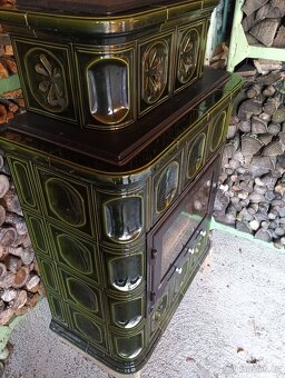 Kachlová kamna s výměníkem - 2