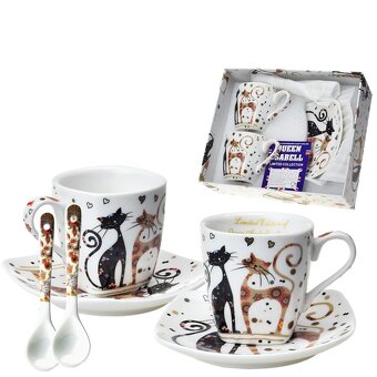 Šálek s podšálkem na espresso 80 ml - 2