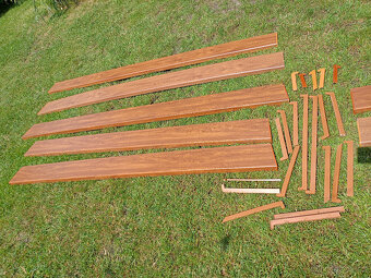 Plastové parapety zlatý dub - 2