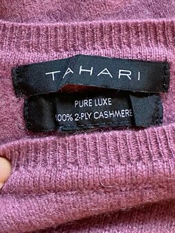 100% kašmír.Kašmírový svetr zn.Tahari - 2
