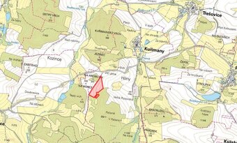 Zemědělská půda, prodej, Kuřimany, Strakonice - 2