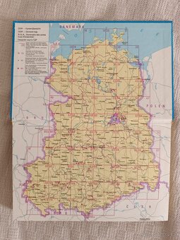 NDR,ČSSR,Polsko,Bulharsko,Rumunsko,Maďarsko atlas z r.1981. - 2