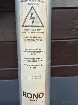 Profi teleskopický žebřík 6,2 m - 2