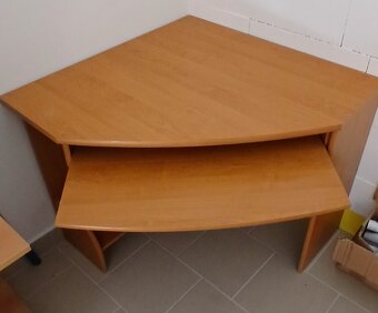 rohový PC stůl 90x90 - 2
