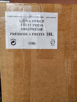 Komplet pro výrobu moštu z ovoce (jablka, hrušky, hrozno) - 2