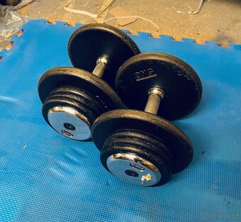 Jedoručni činky 2x 20/25/30kg - 2