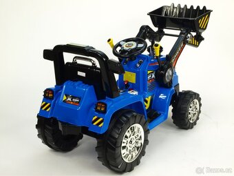 DĚTSKÝ ELEKTRICKÝ TRAKTOR SE LŽÍCÍ MODRÝ - 2