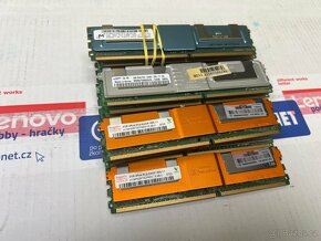 Serverové paměti DDR2 velikosti 1-2 GB více kusů - 2