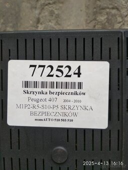 Řídicí jednotka BSI peugeot 407 - 2