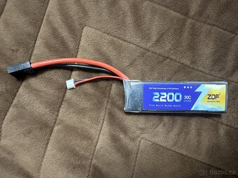 Baterka Baterie Battery Akumulátor 7.4v 2200mAh 16.3Wh 30C - 2