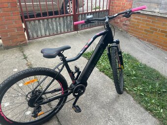DÁMSKÉ HORSKÉ ELEKTROKOLO MAXBIKE TORVI ČERNO RUŽOVÁ - 2