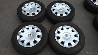 Zánovní zimní kola 15" 5x112 ET47 Škoda Octavia 2 - 2