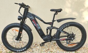 Celoodpružené horské elektrokolo FATBIKE RS-A08 1000W 46V - 2
