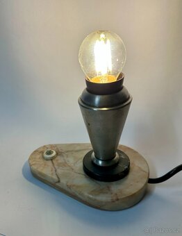 Pár 2 ks starých lampiček MRAMOR svítí 1ks - 2