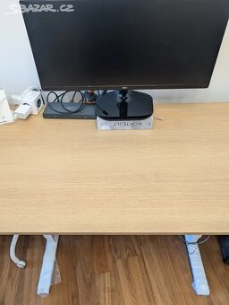 Výškově nastavitelný elektrický stůl (110 x 60 cm) - 2