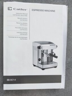 Prodám pákový kávovar Catler ES 8014 - 2
