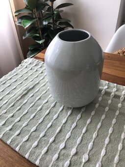 Béžová váza scandi - 2