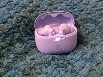 Predám slúchadlá JBL Tune Beam Fialové - 2