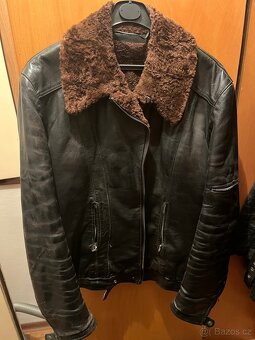 Kožená moto bunda s logem Harley Davidson - 2