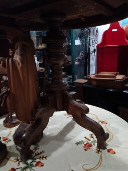 Starožitný stůl dřevěný levně. - 2