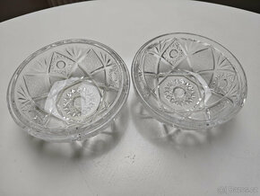 Broušená skleněná miska - 2